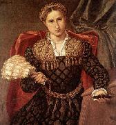 Lorenzo Lotto Portrait of Laura da Pola oil painting